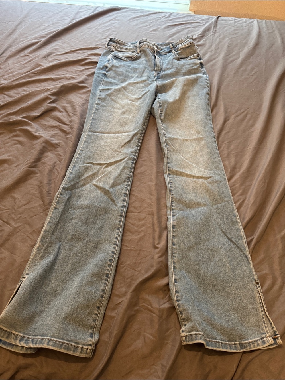 Nine West Light Wash Flared Jeans